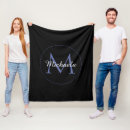 Search for modern design throw blankets Black