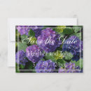 Search for purple hydrangea save the dates Elegant