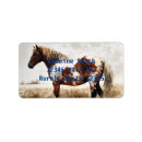 Search for mustang return address labels Equine