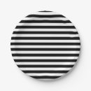 Search for black white striped plates Pattern