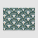 Search for art deco tissue paper Teal