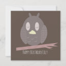 Search for owl birds cards Brown
