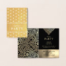 Search for black and gold christmas invitations Party