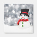 Search for smiling snowman magnets Winter