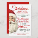 Recherche de secret santa invitations Moderne