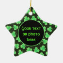 Search for shamrock ornaments Lucky