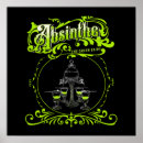 Search for vintage absinthe posters Green