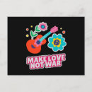 Search for love and war postcards Peace