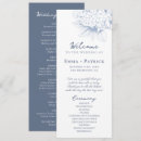 Search for hydrangea wedding programs Elegant
