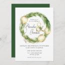 Search for gold christmas wedding invitations Greenery