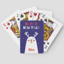 Search for happy new year playing cards Modern