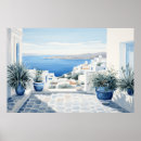 Search for greek island art Watercolor