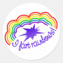 Search for farting stickers Rainbow