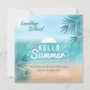 Search for good bye party invitations Goodbye school hello summer