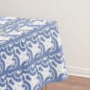 Search for blue and white tablecloths Patterns