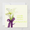 Search for calla square invitations Lily