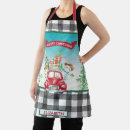 Search for vintage snowman aprons For her