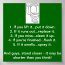 Search for bathroom rules posters Humour