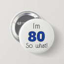 Recherche de anniversaire 80 ans badges Humour