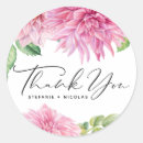 Search for pink flowers wedding stickers Floral