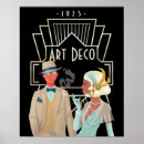 Search for vintage art deco posters Retro