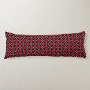 Search for red and black pillows Chequered