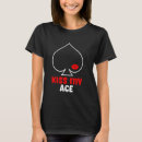 Search for poker womens tshirts Ace