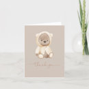 Search for bear thank you cards Minimalist