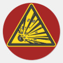 Search for explosion stickers Danger