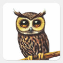 Search for owl illustration stickers Wildlife