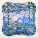 Recherche de peinture célèbre dessous de verres Claude monet