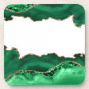 Search for malachite coasters Marble