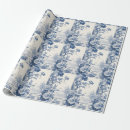 Recherche de fleurs bleu papier cadeau Florale