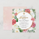 Search for green christening invitations Baby girl baptism