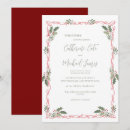 Search for holiday wedding invitations Holly