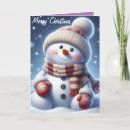Search for cute snowman christmas cards Purple