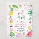 Search for pool party invitations Trendy