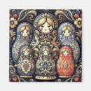 Recherche de poupée russe magnets Babouchka