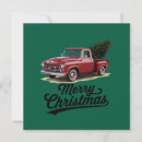 Search for red truck christmas cards Snow