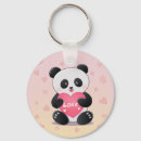 Search for love pandas keychains Heart