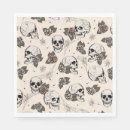 Search for antique halloween napkins Gothic