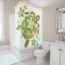 Search for sea turtle shower curtains Green