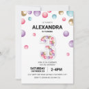 Search for 3 year old girl invitations For kids