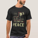 Recherche de paix monde tshirts Drapeau