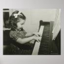 Recherche de filles au piano posters Vintage