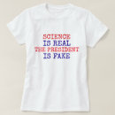 Search for real womens tshirts Science is real