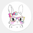 Search for bunny face stickers Easter