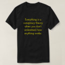 Search for conspiracy tshirts Satire