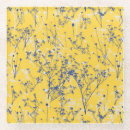 Recherche de jaune moutarde dessous de verres Motif
