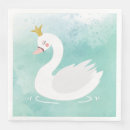 Recherche de swan napkins Anniversaire